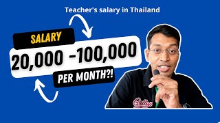 How much money does a foreign teacher in Thailand make expenses guide [upl. by Josephina]