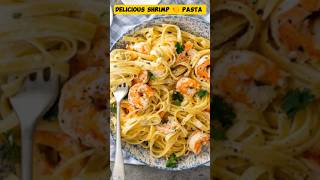 SHRIMP 🍤 PASTA 🍝 😋 shrimp youtubeshortsshrimpsrecipe [upl. by Brawley550]