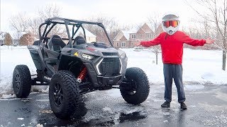 MY NEW POLARIS RZR TURBO S  THIS THING IS INSANE [upl. by Enaitsirhc]