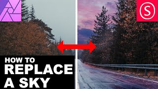 Affinity Photo  How to replace a Sky [upl. by Adnaluy]