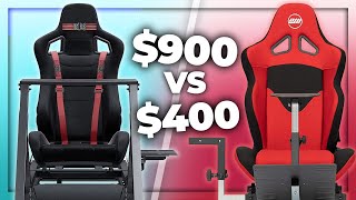 900 vs 400 Sim Racing Cockpit [upl. by Kisung81]