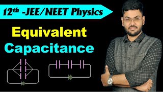 🔥Combination of Capacitors ■ Series amp Parallel Combination of Capacitors jeephysics neetphysics [upl. by Mesics]