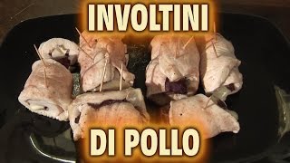 4K  COTTURA SOTTOVUOTO  INVOLTINI DI POLLO  SOUS VIDE ALLADIN [upl. by Ateuqal975]