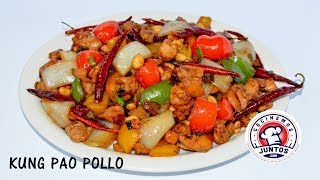 kung pao pollo  Comida China [upl. by Alfonzo34]