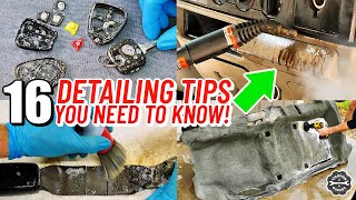 16 Car Detailing Tips And Tricks WILL HELP You Transform Your Car [upl. by Akkim]