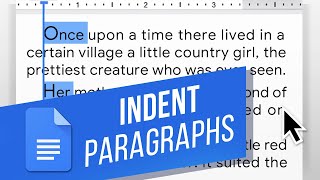 How to Indent Paragraphs in Google Docs  Customize Indents with the Ruler [upl. by Aniat]