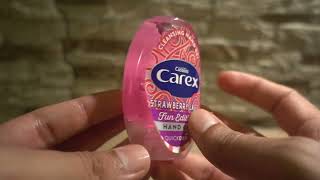 Cleansing Hand Gel  Cussons Carex Strawberry Laces  Fun Edition  Antibacterial Hand Gel [upl. by Crescin483]