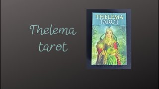 Thelema Tarot Mini⭐️ Full Flip Through [upl. by Temirf962]