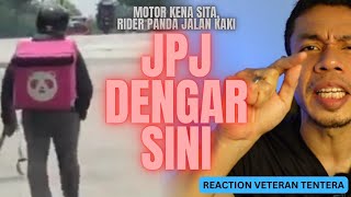 RIDER PANDA JALAN KAKI LEPAS MOTOR KENA SITA [upl. by Ynnol]