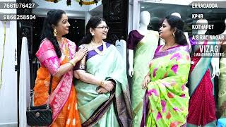 Latest Celebrity Saree Shopping  Episode51807  Vigneshwara Silks [upl. by Adali199]