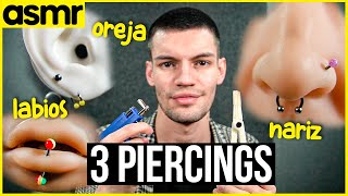 ASMR roleplay piercing ASMR español [upl. by Ynavoeg]