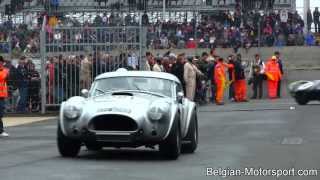 Le Mans Legends racecars passing and revving Cobra Dtype maserati bizzarini Aston Martin [upl. by Sarge]