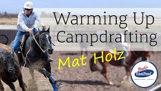 Campdraft basics  warming up your horse [upl. by Fabozzi]