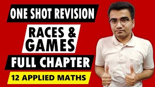 Applied Maths Races amp Games One Shot Video  Applied Maths One Shot Revision Series 2023 Exams [upl. by Marley451]