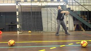 Handebol  3º treino específico goleiro iniciação  Infantil  ADA Portugal [upl. by Nahttam]