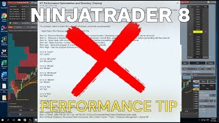 NinjaTrader Performance Secret Do not clear cache SwingTrading DayTrading ninjatrader [upl. by Reich]