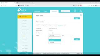 ตั้งเวลา Reboot router TPLink ทุกรุ่น [upl. by Ellinnet]