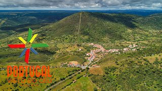 Pé da Serra ⛰️ São Miguel Mountain aerial view  São Simão  Nisa  Alto Alentejo  4K Ultra HD [upl. by Eeliak599]