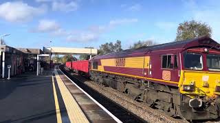 Freight Train At Alfreton 196 [upl. by Meldon]