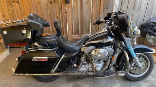 2003 Electra Glide exhaust welded up now [upl. by Croom]