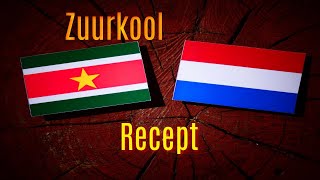 Hoe maak je Zuurkool Surinaams Recept  Zuurkool recept [upl. by Xino425]