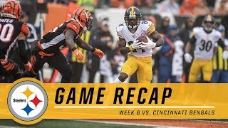 Week 6 Pittsburgh Steelers vs Cincinnati Bengals  Game Recap [upl. by Aiyram]