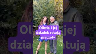 Oliwia i jej dziadek Marian  duet nie do zastąpienia Oboje ratują pszczoły 🐝 katowice bees [upl. by Marlena]