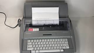 Brother SX4000 Electronic Typewriter for sale on eBay [upl. by Kleon]