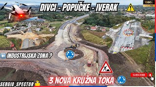 Brza saobraćajnica Lajkovac  Iverak  Valjevo  NOVI KRUŽNI TOKOVI cela trasa DRONOM dronevideo [upl. by Couchman]