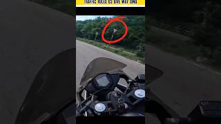 Give Way Rule Explained  Traffic Rules for Safe Drivingquot  Bike Tips  shorts traffic [upl. by Warram602]