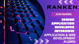 Ranken Alumni Interview with Senior Application Developer  Josh Mandel [upl. by Torray]