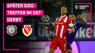 FC Erzgebirge Aue  FC Energie Cottbus Highlights mit LiveKommentar  3 Liga  MAGENTA SPORT [upl. by Saidnac]