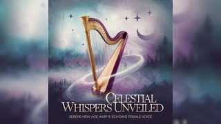 Celestial Whispers Unveiled Serene newage Harp echoing female voice [upl. by Pubilis620]