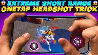 Tutorial  Extreme Short Range One Tap Headshot Trick  Very Short Range One Tap Headshot Trick [upl. by Bluefield]