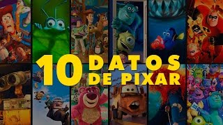 10 Curiosidades que no sabías de Pixar [upl. by Nalced545]