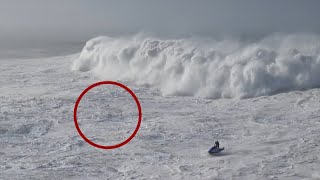 Weltrekord auf der WahnsinnsWelle  Surfer rides 90 foot wave  World Record  Garrett McNamara [upl. by Hays]