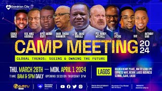 DAY3 MORNING  CAMPMEETING 2024  WITH DR DAVID OGBUELI  30032024 [upl. by Ashlan]