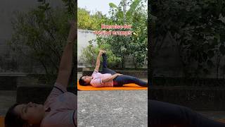 Exercise for period cramps 💫 bengali youtubeshorts vlog [upl. by Underwood]