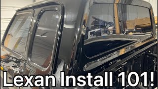 How To Cut amp Install Lexan Windows [upl. by Zack]