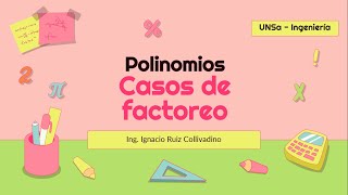 16  Polinomios  Casos de factoreo [upl. by Arza]