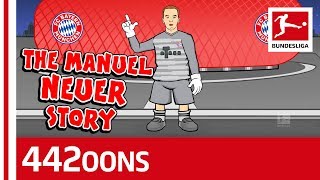 The Story Of Manuel Neuer  Powered by 442oons [upl. by Zoes]