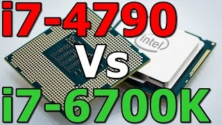 Gaming Performance i7 479040GHz vs i7 6700K40GHz Haswell  Skylake [upl. by Ody455]