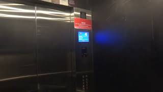 The Cathay Singapore  Fujitec Exceldyne ii Traction Elevator Fireman [upl. by Airamzul]