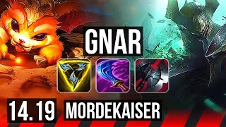 GNAR vs MORDEKAISER TOP  816 800 games Godlike  EUW Diamond  1419 [upl. by Carn]