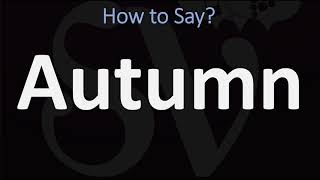 How to Pronounce Autumn CORRECTLY [upl. by Ferguson]