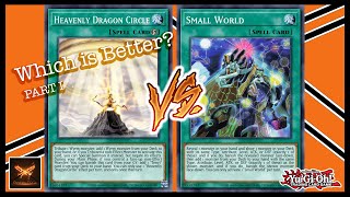 YuGiOh Discussion  Heavenly Dragon Circle vs Small World in Swordsoul Tenyi Part I [upl. by Aisile126]