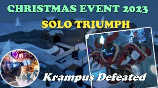 TDS Christmas 2023 EVENT SOLO TRIUMPH Krampus Defeated  Tower Defense Simulator [upl. by Niaz]