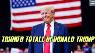 Elezioni USA 2024 vittoria totale di Donald Trump [upl. by Emlen817]