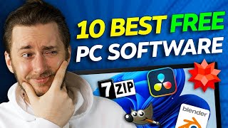 Want to download software on Windows 10 for free  10 best free software on PC [upl. by Bekah]