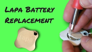 How to Replace Lapa Key Finder Battery [upl. by Eruot]